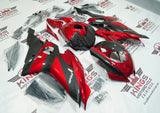 Yamaha R6 Fairings (2017-2022) Red Candy, Faux Carbon Fiber at KingsMotorcycleFairings.com