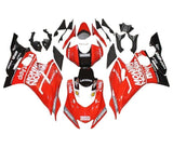 Yamaha YZF-R6 Fairings (2017-2022) Red, White Lenovo at KingsMotorcycleFairings.com