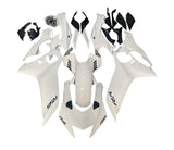 Yamaha YZF-R6 Fairings (2017-2022) White, Black Accents at KingsMotorcycleFairings.com