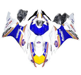 Yamaha R6 Fairings (2017-2022) White, Blue Rothmans at KingsMotorcycleFairings.com