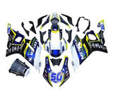 Yamaha R6 Fairings (2017-2022) White, Blue, Yellow, Black at KingsMotorcycleFairings.com