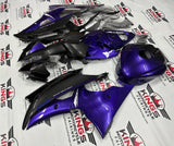 Yamaha YZF-R6 (2008-2016) Faux Carbon Fiber, Dark Purple Fairings at KingsMotorcycleFairings.com