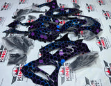 Yamaha R7 Fairing Kit (2021-2025) Black Chameleon Honeycomb at KingsMotorcycleFairings.com