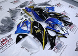 Yamaha R7 Fairing Kit (2021-2025) Blue, Black, Gold at KingsMotorcycleFairings.com