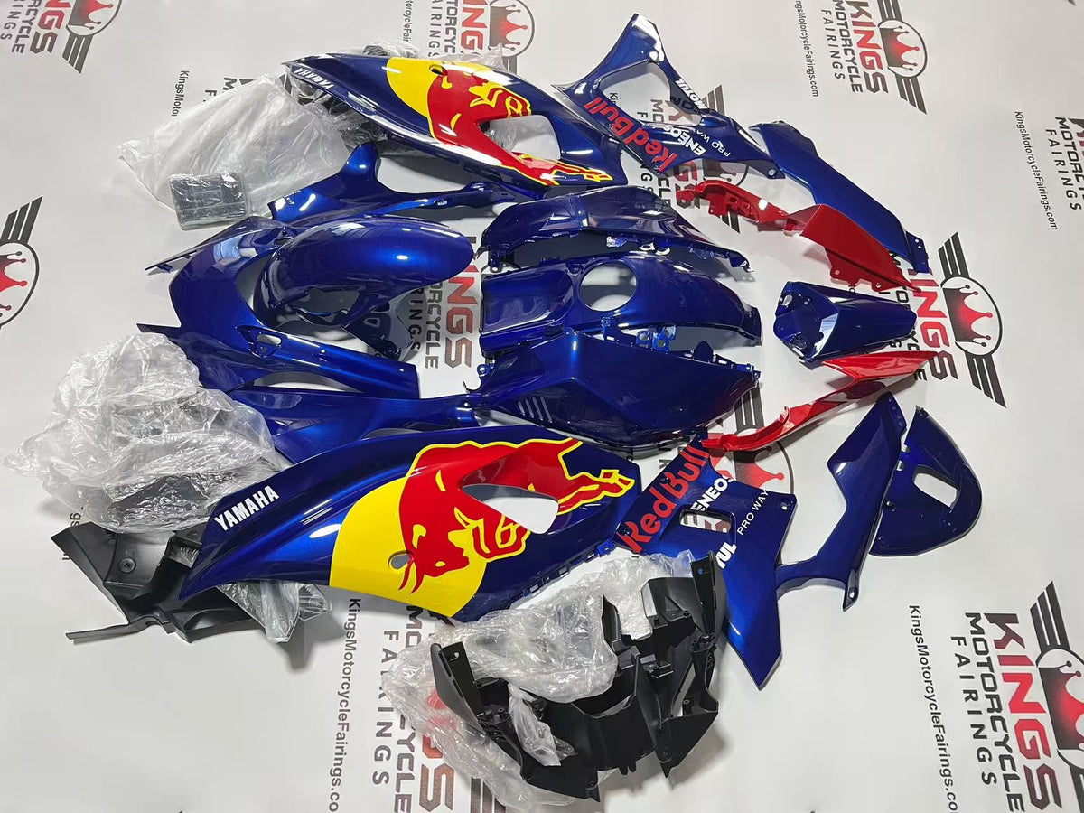Yamaha R7 Fairing Kit (2021-2025) Blue, Red, Yellow RedBull at KingsMotorcycleFairings.com