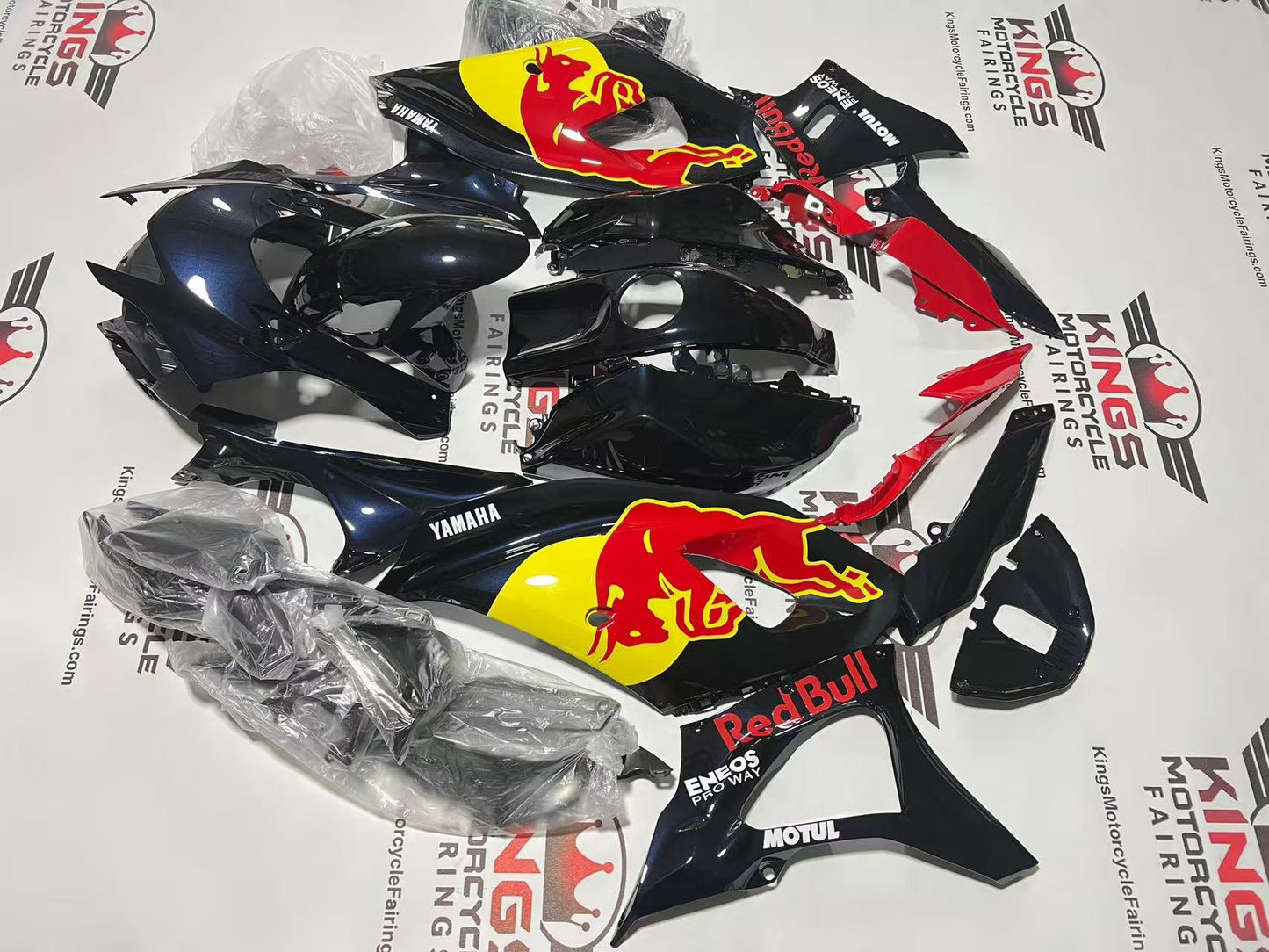 Yamaha R7 Fairing Kit (2021-2025) Dark Blue, Yellow, RedBull from KingsMotorcycleFairings.com