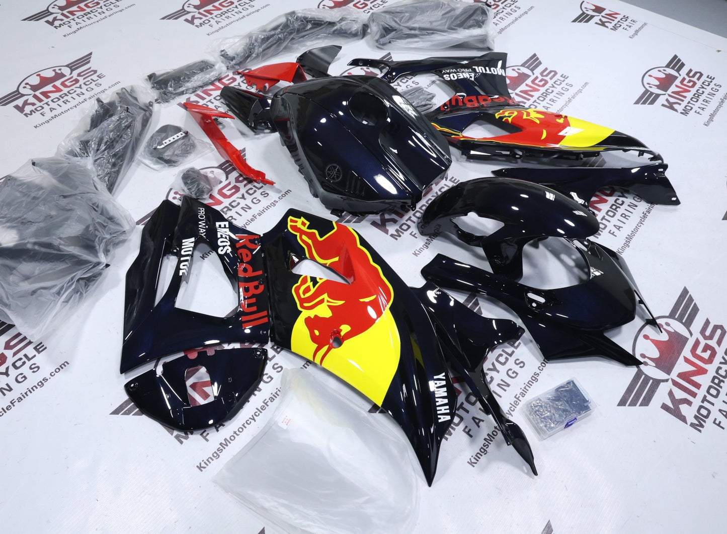 Yamaha R7 Fairing Kit (2021-2025) Navy Blue, Yellow, RedBull from KingsMotorcycleFairings.com