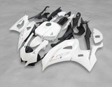 Yamaha R7 Fairing Kit (2021-2025) White, Silver, Red Stripe at KingsMotorcycleFairings.com