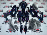 Yamaha R7 Fairing Set (2021-2025) Black Chameleon Honeycomb at KingsMotorcycleFairings.com
