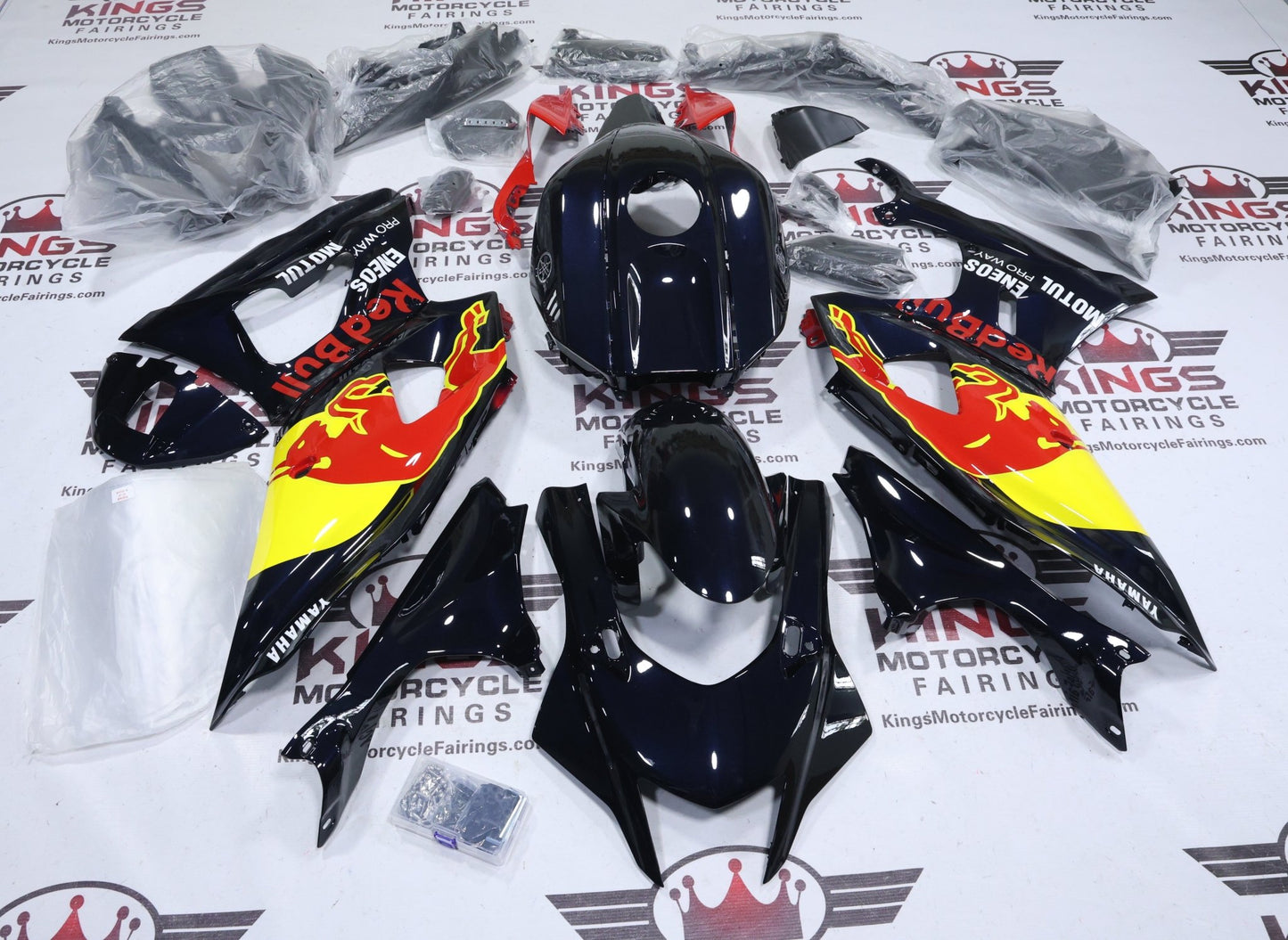 Yamaha R7 Fairing Set (2021-2025) Blue Navy, Yellow, RedBull at KingsMotorcycleFairings.com