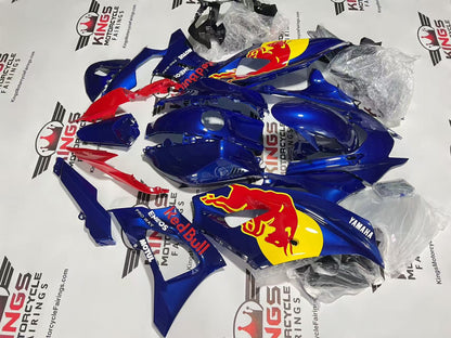 Yamaha R7 Fairing Set (2021-2025) Blue, Red, Yellow RedBull at KingsMotorcycleFairings.com