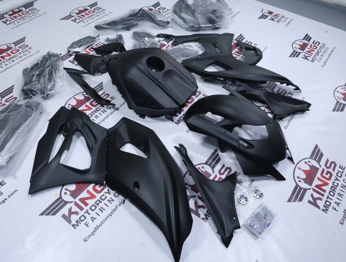 Yamaha R7 Fairing Set (2021-2025) Flat Black at KingsMotorcycleFairings.com