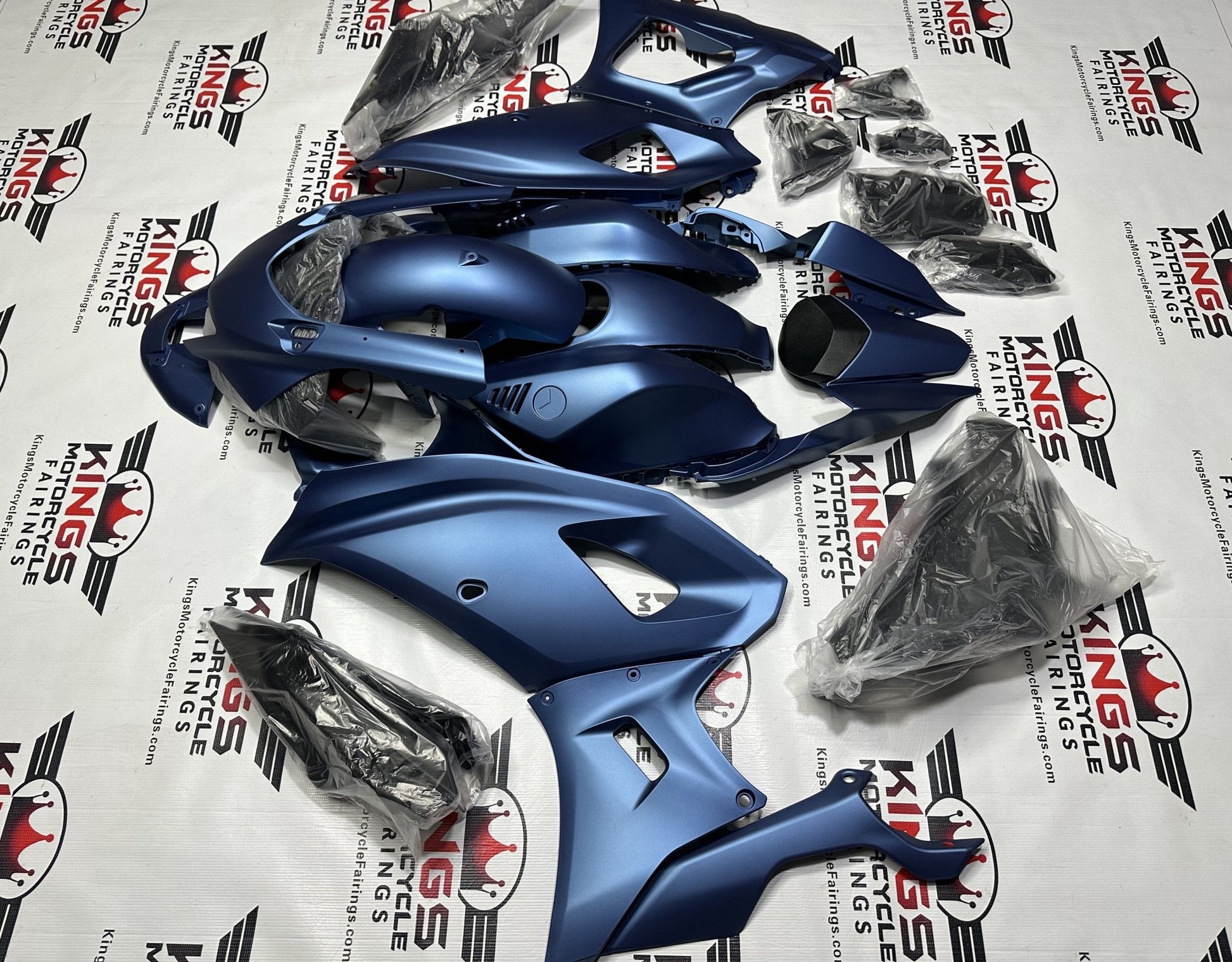 Yamaha R7 Fairing Set (2021-2025) Flat Blue at KingsMotorcycleFairings.com
