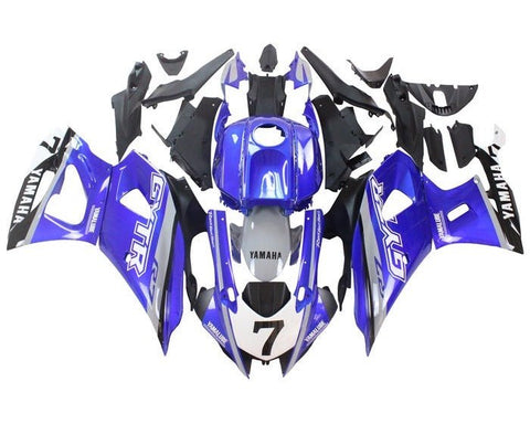 Yamaha R7 Fairings (2021-2024) Blue, Gray, White, GYTR at KingMotorcycleFairings.com