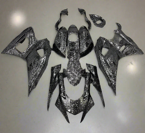 Yamaha R7 Fairings (2021-2024) Faux Forged Carbon Fiber at KingMotorcycleFairings.com
