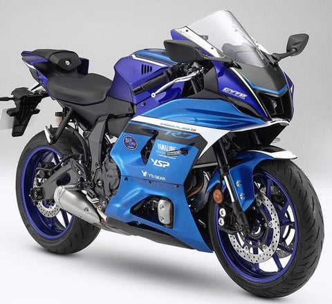 Yamaha R7 Fairings (2021-2024) Matte Blue, Matte Light Blue at KingMotorcycleFairings.com