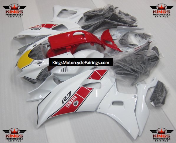 Yamaha R7 Fairings (2021-2024) White, Red, Yellow, Black at KingsMotorcycleFairings.com