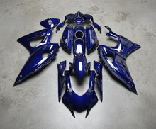 Yamaha R7 Fairings (2021-2025) Blue Faux Carbon Fiber at KingsMotorcycleFairings.com