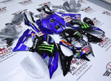 Yamaha R7 Fairings (2021-2025) Blue, Black, Monster Eneos from KingsMotorcycleFairings.com