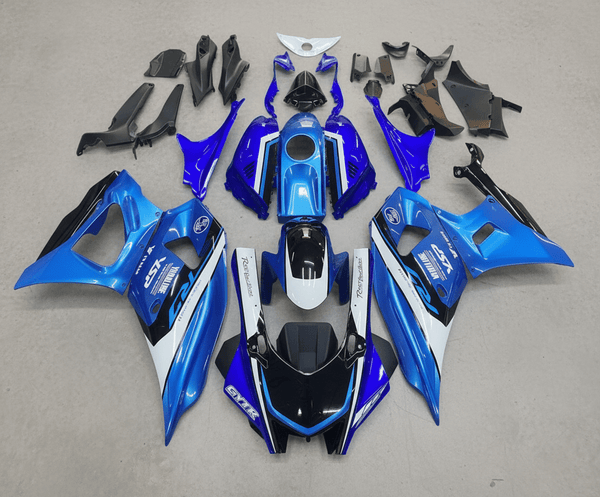 Yamaha R7 Fairings (2021-2025) Blue, Light Blue, White, Black at KingsMotorcycleFairings.com
