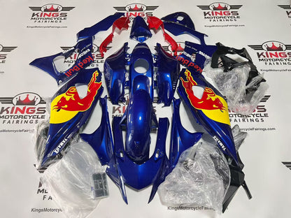 Yamaha R7 Fairings (2021-2025) Blue, Red, Yellow RedBull from KingsMotorcycleFairings.com
