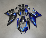 Yamaha R7 Fairings (2021-2025) Carbon Fiber Style, Blue at KingsMotorcycleFairings.com