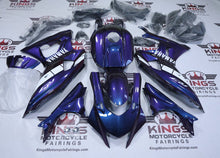 Yamaha R7 Fairings (2021-2025) Chameleon Purple, Blue, White at KingsMotorcycleFairings.com