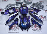 Yamaha R7 Fairings (2021-2025) Chameleon Purple, Blue, White at KingsMotorcycleFairings.com