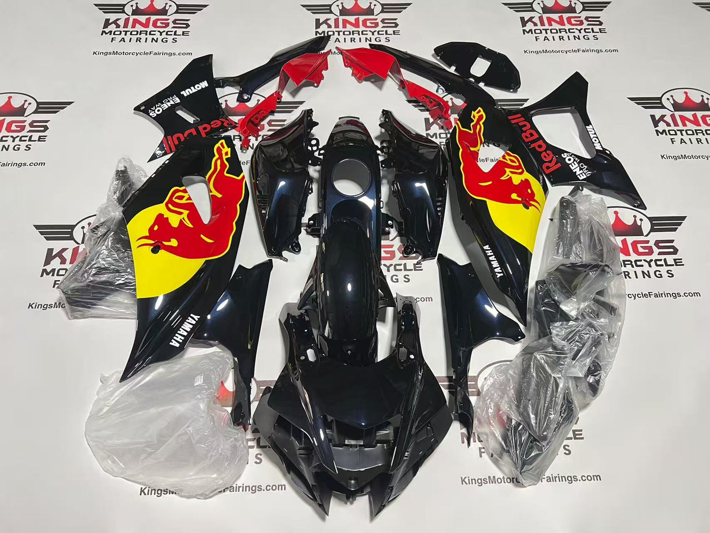 Yamaha R7 Fairings (2021-2025) Dark Blue, Yellow, RedBull at KingsMotorcycleFairings.com