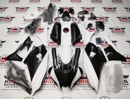 Yamaha R7 Fairings (2021-2025) Faux Carbon Fiber, White at KingsMotorcycleFairings.com