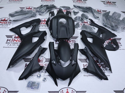 Yamaha R7 Fairings (2021-2025) Flat Black from KingsMotorcycleFairings.com