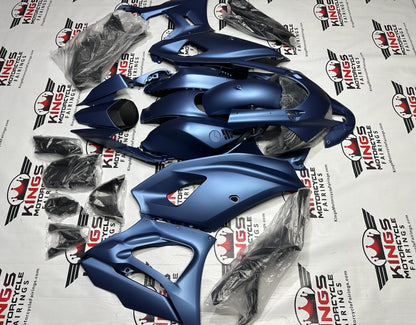 Yamaha R7 Fairings (2021-2025) Flat Blue from KingsMotorcycleFairings.com