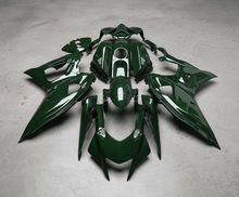 Yamaha R7 Fairings (2021-2025) Green Faux Carbon Fiber at KingsMotorcycleFairings.com