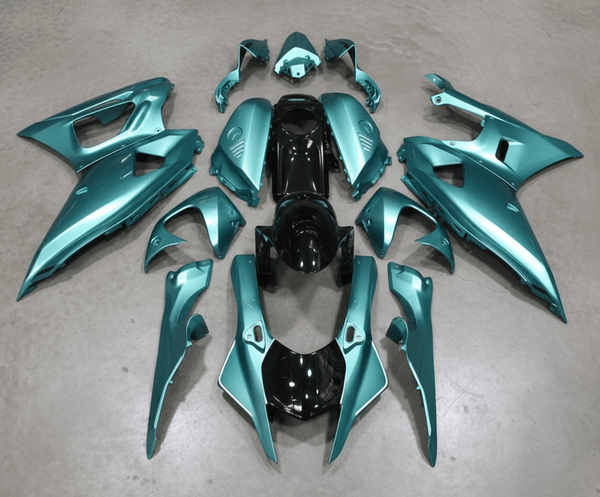 Yamaha R7 Fairings (2021-2025) Green Teal at KingsMotorcycleFairings.com