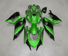 Yamaha R7 Fairings (2021-2025) Green, Black Stripe at KingsMotorcycleFairings.com