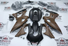 Yamaha R7 Fairings (2021-2025) Matte Black, Matte Brown at KingsMotorcycleFairings.com