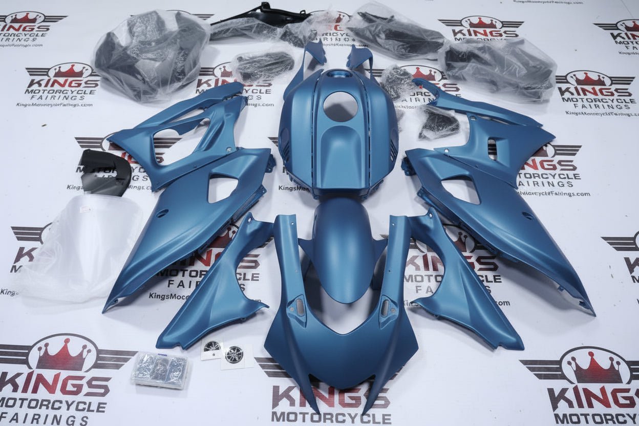 Blue R7 Fairings Yamaha R7 Fairings (2021-2025) Matte Blue | Kings – Kings Motorcycle ...