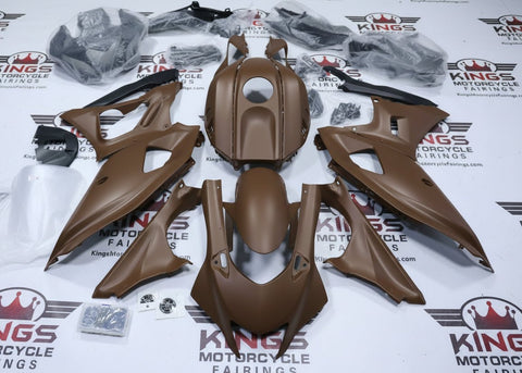 Yamaha R7 Fairings (2021-2025) Matte Brown from KingsMotorcycleFairings.com