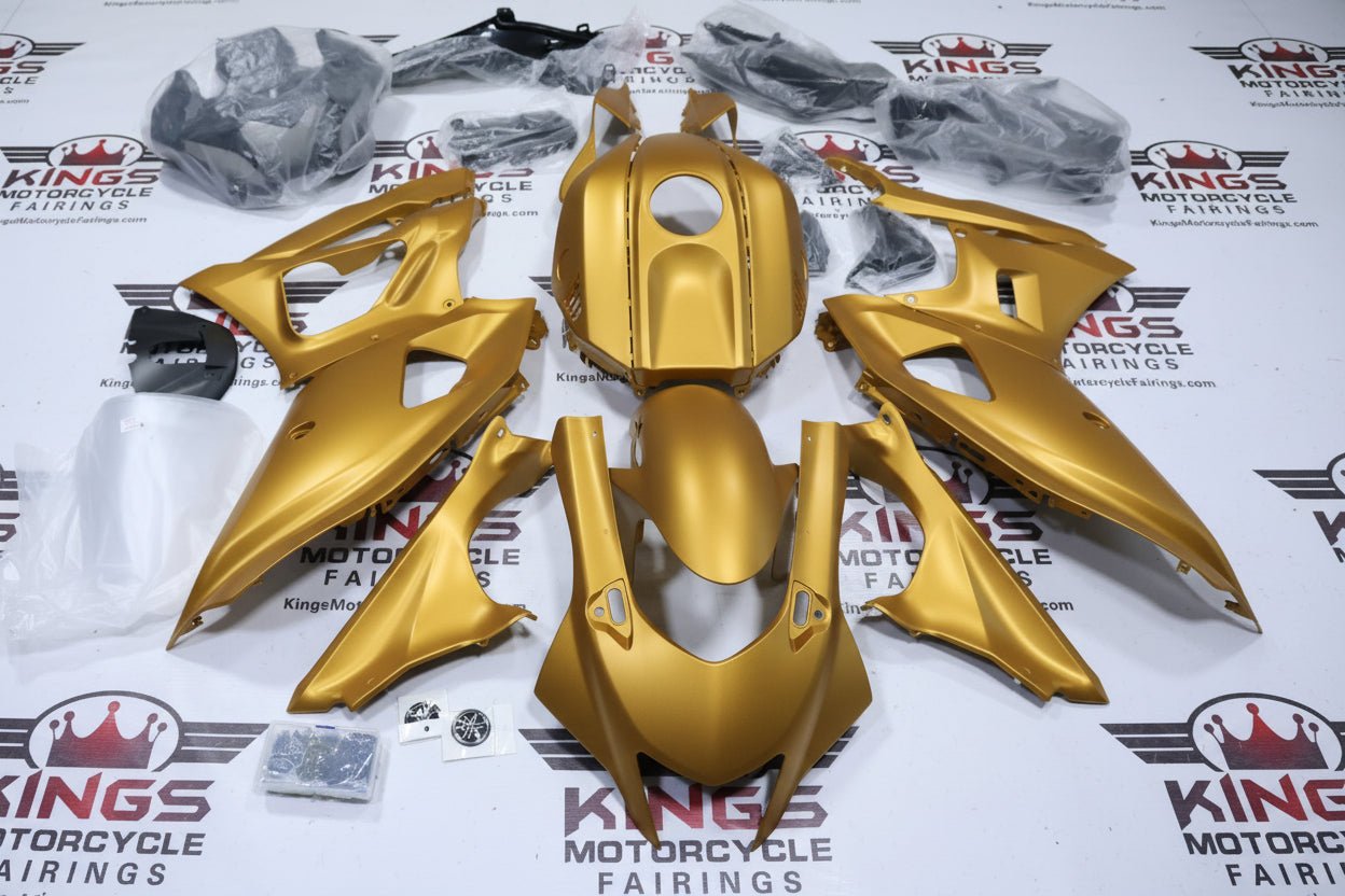 Yamaha R7 Fairings (2021-2025) Matte Gold at KingsMotorcycleFairings.com