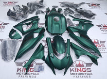 Yamaha R7 Fairings (2021-2025) Matte Green, Matte Black at KingsMotorcycleFairings.com