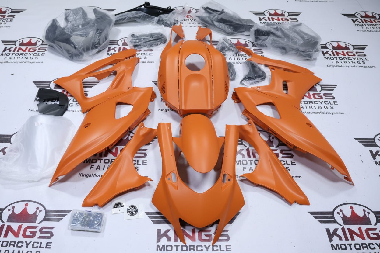 Yamaha R7 Fairings (2021-2025) Matte Orange at KingsMotorcycleFairings.com