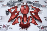 Yamaha R7 Fairings (2021-2025) Matte Red at KingsMotorcycleFairings.com