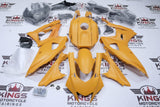 Yamaha R7 Fairings (2021-2025) Matte Yellow at KingsMotorcycleFairings.com