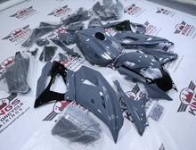 Yamaha R7 Fairings (2021-2025) Nardo Gray, Black from KingsMotorcycleFairings.com