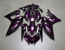 Yamaha R7 Fairings (2021-2025) Purple Faux Carbon Fiber at KingsMotorcycleFairings.com