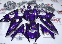Yamaha R7 Fairings (2021-2025) Purple Gloss, Gold from KingsMotorcycleFairings.com