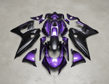 Yamaha R7 Fairings (2021-2025) Purple, Matte Black at KingsMotorcycleFairings.com