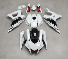 Yamaha R7 Fairings (2021-2025) White Shark Teeth at KingsMotorcycleFairings.com