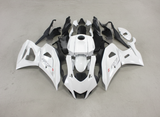 Yamaha R7 Fairings (2021-2025) White, Silver, Red Stripe at KingsMotorcycleFairings.com