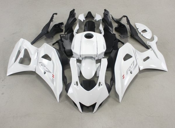 Yamaha R7 Fairings (2021-2025) White, Silver, Red Stripe at KingsMotorcycleFairings.com 